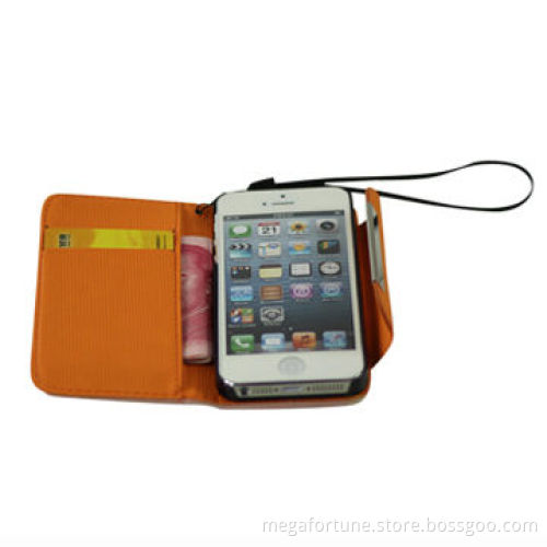 Wholesale wallet mobile phone case for iPhone 5s, OEM/ODM welcomed, China manufacturer
